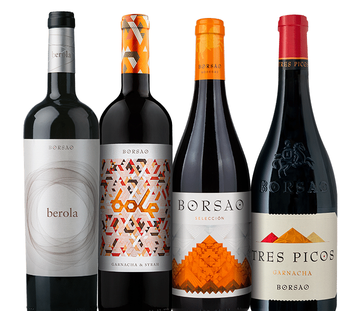 Top wines from Bodegas Borsao: Bolé, Tres Picios, Berola, Garnacha